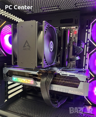 Геймърски компютър AMD Ryzen 7 8700F, RX 9070 XT 16GB, 32GB ram, снимка 3 - Геймърски - 53177839