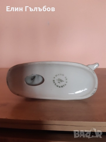 Порцеланова статуетка на сърничка ретро, Бг производство, снимка 4 - Антикварни и старинни предмети - 51963511