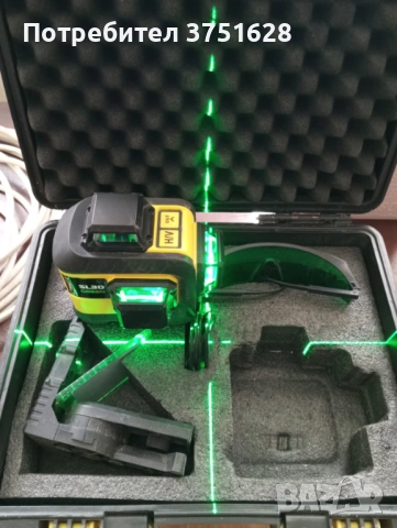 Camex SL3D Green – 3D зелен лазерен нивелир., снимка 4 - Измервателни инструменти - 53658843
