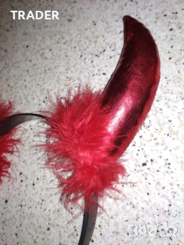 Диадема за глава Мини Маус Minnie Mouse Елза и Ана дяволски рогца Коледна , снимка 9 - Шноли, диадеми, ленти - 30611531