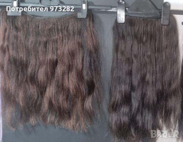 Естествена коса на треси, снимка 1 - Аксесоари за коса - 45541302