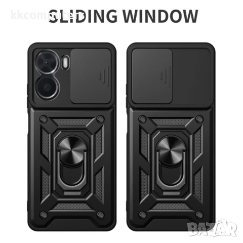 vivo Y16 4G Удароустойчив Ring Holder Калъф и Протектор, снимка 2 - Калъфи, кейсове - 50741835