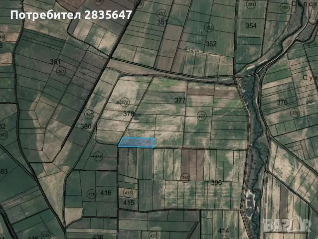 Парцел-нива., снимка 2 - Земеделска земя - 50006004