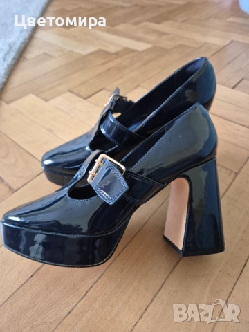 Обувки, снимка 3 - Дамски обувки на ток - 52350980