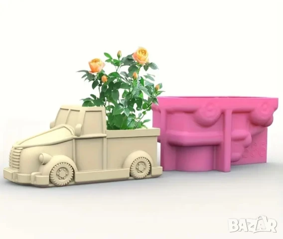 Молд кашпа камион , снимка 2 - Форми - 50853430