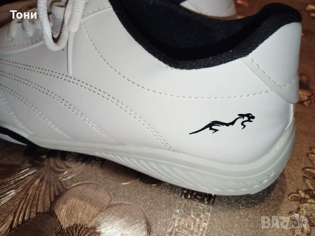 Нови Мъжки Кожени Маратонки 44, снимка 14 - Маратонки - 53398260