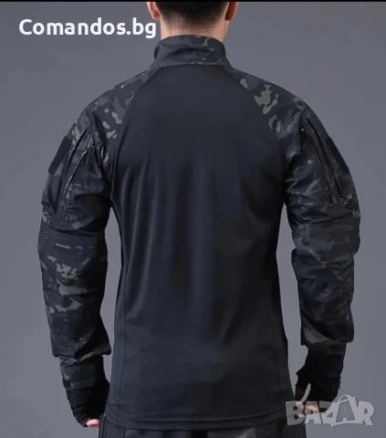 Тактическа блуза (Black Multicam) , снимка 2 - Екипировка - 50892106