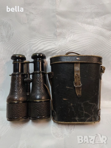 Рядък бинокъл (периода на Първата световна война)  Colmont Paris Jumelle Nationale, снимка 9 - Антикварни и старинни предмети - 54112419