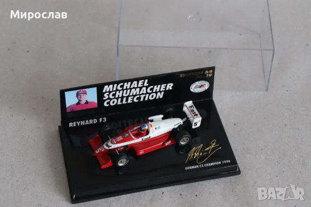 1:64 MINICHAMPS/PAULS MODEL REYNARD F3 ФОРМУЛА БОЛИД МОДЕЛ, снимка 4 - Колекции - 49453177