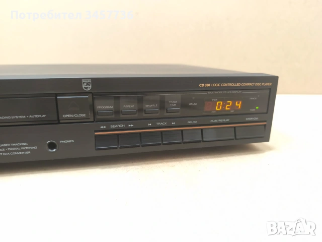 Cd Player PHILIPS CD-380 TDA1541, снимка 14 - Ресийвъри, усилватели, смесителни пултове - 53474234