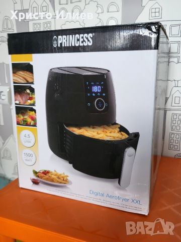 Фритюрник с горещ въздух ЕЪР ФРАЙЪР Air fryer Princess 4,5 L 1500 W, снимка 15 - Фритюрници - 45338870