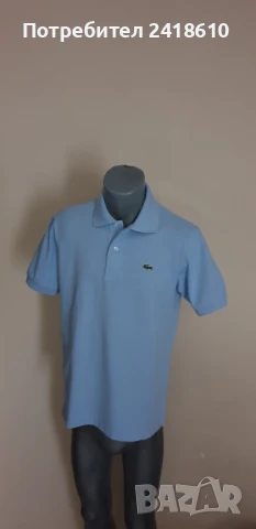 Lacoste Pique Cotton Classic Fit Mens Size 4 - M   ОРИГИНАЛ! Мъжка Тениска!, снимка 2 - Тениски - 50658485