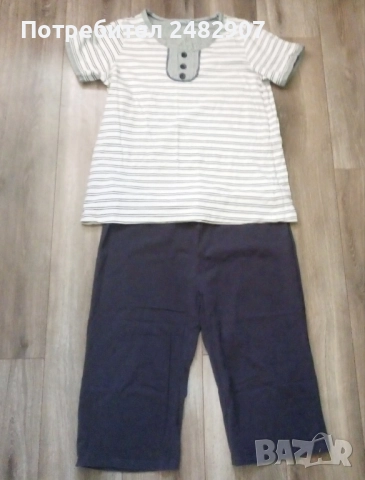 Памучна дамска пижама