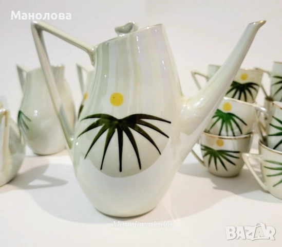 Порцеланов сервиз СИП /фабрика Стойко Иванов Пеев/, снимка 4 - Антикварни и старинни предмети - 52437890