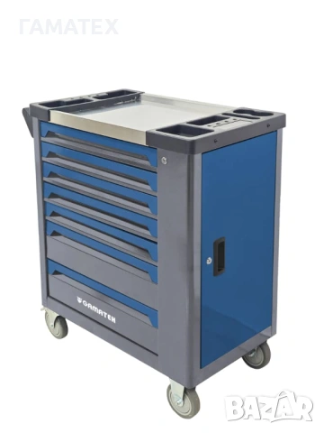 Шкаф (количка) оборудвана с 258 бр. инструменти, снимка 3 - Други машини и части - 53633398