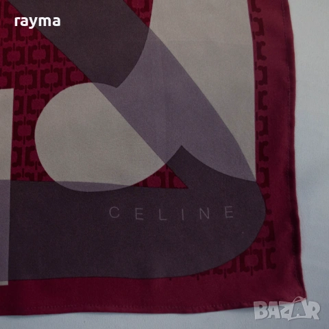 Celine копринен шал принт, снимка 3 - Шалове - 54218748