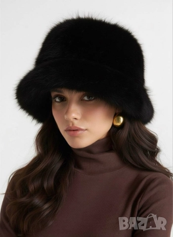 пухени шапки , снимка 6 - Шапки - 51978661