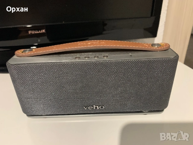 Bluetooth колонка Veho M6 Mode Retro – Алуминий и Кожа