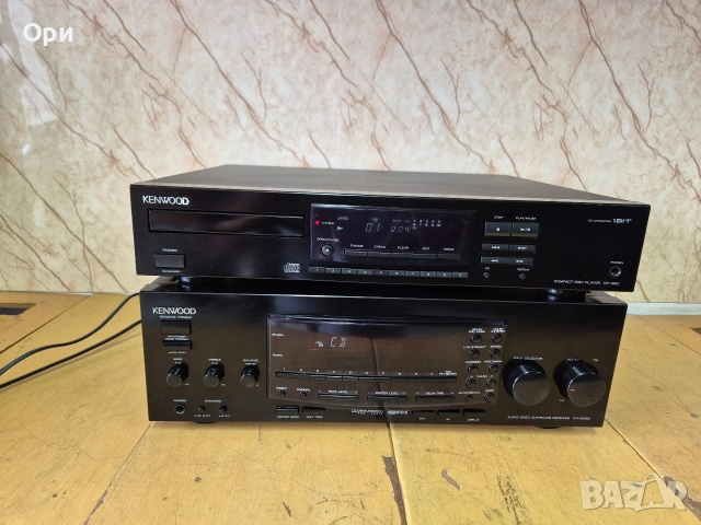 Kenwood аудио сет- СД и ресивър, снимка 7 - Ресийвъри, усилватели, смесителни пултове - 52658474