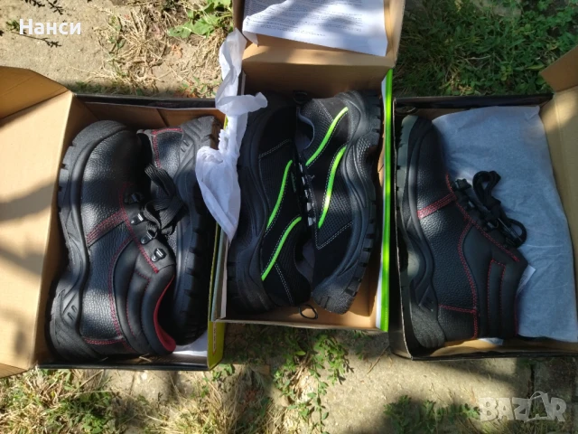 Работни обувки с метално бомбе, снимка 3 - Мъжки боти - 50769573