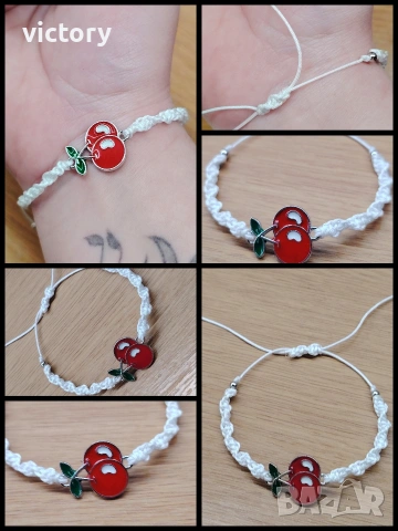 🍒 Sweet Cherry 🍒, снимка 4 - Гривни - 54072530