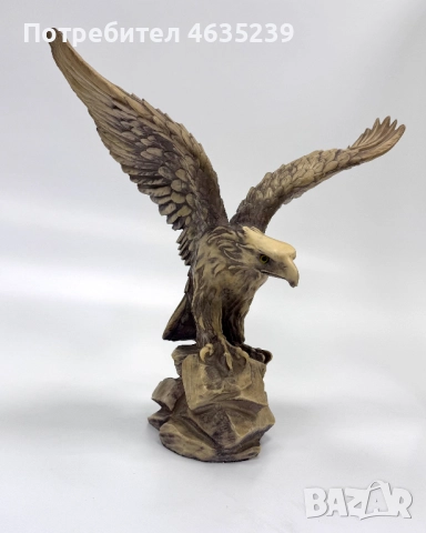статуетка скулптура орел, снимка 4 - Статуетки - 52935005