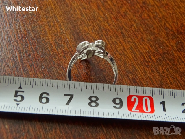 Посребрен пръстен с мотив "Скорпион", снимка 2 - Пръстени - 53643766