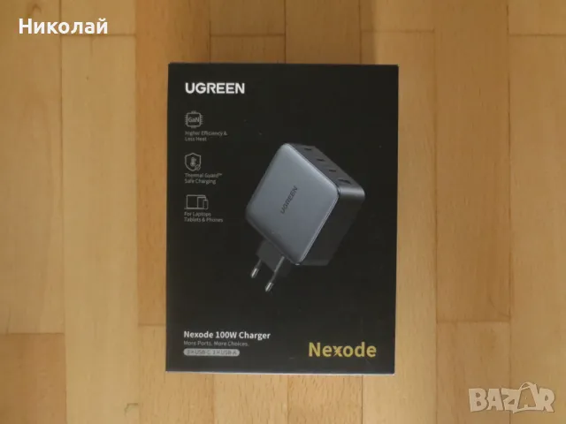 ugreen nexode 100w зарядно, снимка 2 - Оригинални зарядни - 47195283