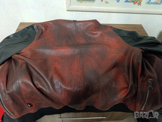 Кожено яке L, снимка 4 - Якета - 52309972