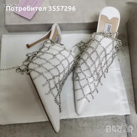 Обувки на ток Jimmy Choo, снимка 4 - Дамски обувки на ток - 46904362