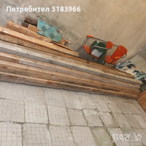 сух дървен материал греди 4 метра 8 х 6 , снимка 4 - Други - 54168299