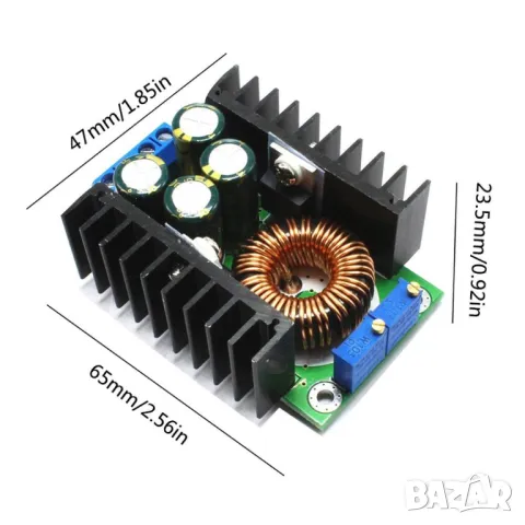 Модул DC-DC конвертор, понижаващ от 7-40V до 1-35V, снимка 9 - Друга електроника - 46908617