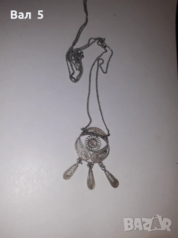 Стар накит възрожденски тип ФИЛИГРАН - трепка , бодка, снимка 4 - Антикварни и старинни предмети - 53813945