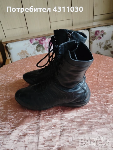 GEOX КОЖЕНИ БОТУШИ 39 НОМЕР, снимка 5 - Дамски ботуши - 53402246