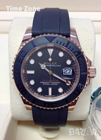 Rolex Yacht-Master 42mm White Gold Black Dial Ceramic Automatic Различни Варианти, снимка 11 - Мъжки - 54060835
