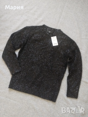 Next плетиво с лъскава нишка размер С, снимка 8 - Блузи с дълъг ръкав и пуловери - 52719226