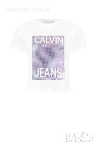 Оригинална и НОВА дамска тениска Calvin Klein Jeans, снимка 5 - Тениски - 54229995