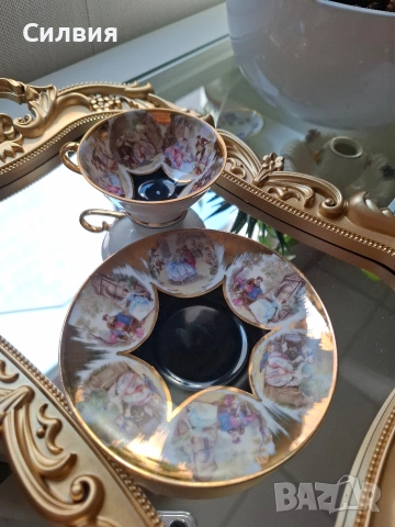 Колекционерска чаша с чинийка , снимка 4 - Други ценни предмети - 53743868