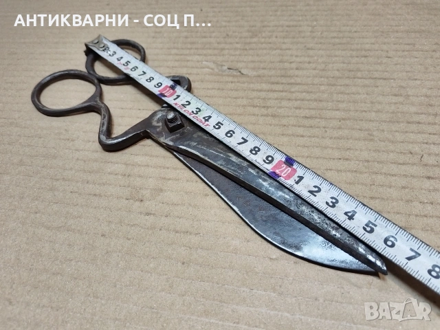 Стара Кована Ножица. / НОМЕР 1759., снимка 10 - Антикварни и старинни предмети - 53991356