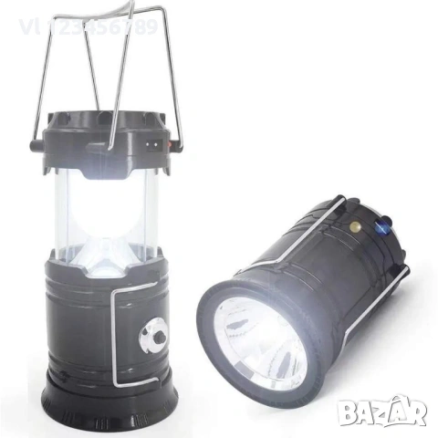 Преносим Соларен прожектор SH-5800T, снимка 2 - Къмпинг осветление - 53854337