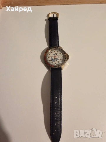 Руски механичен часовник Восток Командирские Адмирал Кузнецов, снимка 3 - Антикварни и старинни предмети - 53971914