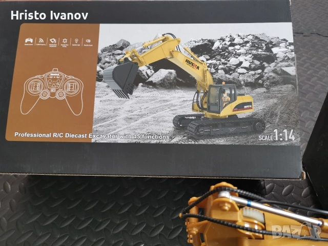RC багер и ескаватор 1/14 Huina, снимка 3 - Коли, камиони, мотори, писти - 53580668