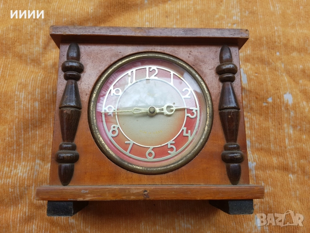 Каминен часовник Маяк, снимка 2 - Антикварни и старинни предмети - 52211247