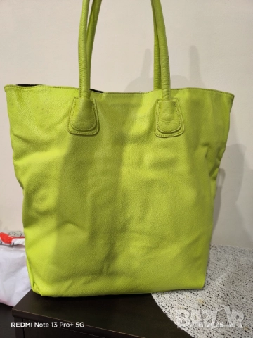 Дамска кожена чанта , снимка 3 - Чанти - 52352210