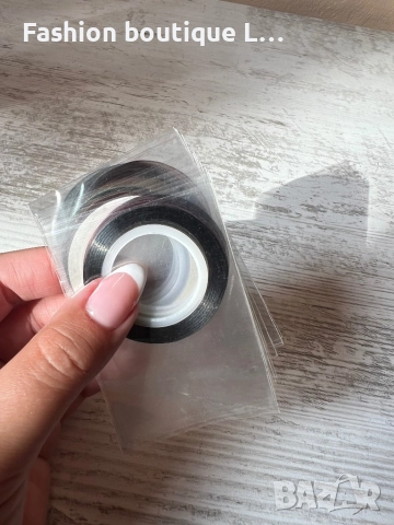 Комплект от 10 броя цветно тиксо тип лента за маникюр на ноктите ❤️, снимка 5 - Комплекти и лотове - 52352669