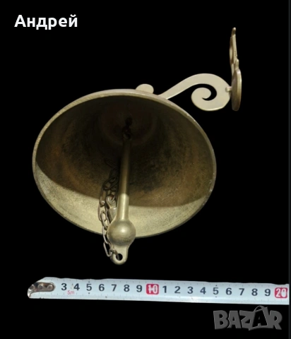 Бронзова Камбана За Врата , снимка 3 - Антикварни и старинни предмети - 53150480