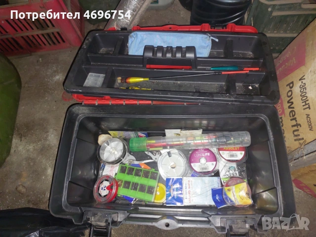 Въдици,макари,куфар с принадлежности, снимка 6 - Такъми - 53231703