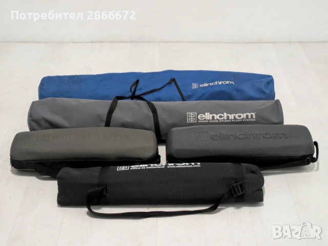 Студийно осветление Elinchrom и аксесоари, снимка 3 - Светкавици, студийно осветление - 53535505