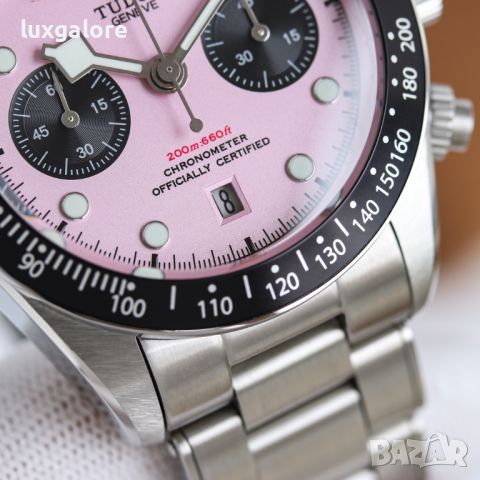 Мъжки часовник Tudor Black Bay Chrono “Pink” с автоматичен механизъм, снимка 4 - Мъжки - 46638937