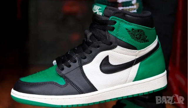 Air Jordan 1 Retro High OG „Pine Green“ номер 41 маратонки / кецове , снимка 8 - Кецове - 52999009